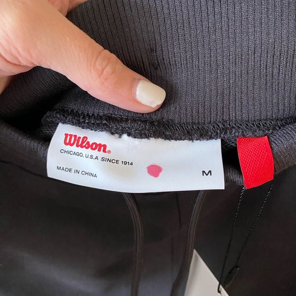 NWT Wilson Skirt | In-Bounds Skirt Black Striped-Size M - Picture 6 of 9